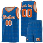 Custom Royal Red Trailblazer Dot Pattern Sports Uniform Basketball Jersey