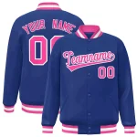 Custom Royal Kelly Green Playboy Graffiti Pattern Authentic Baseball Jersey