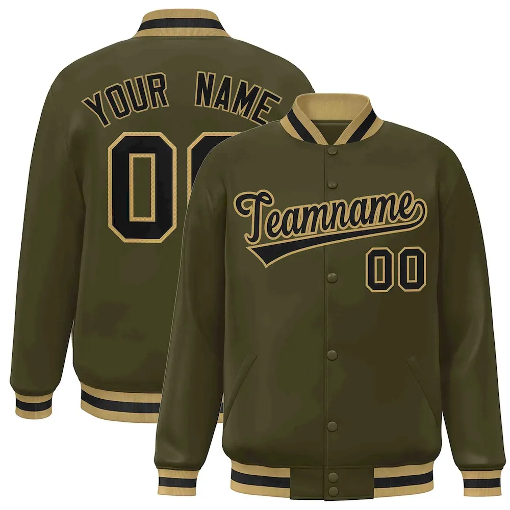 Custom Kelly Green Gold Flame Pattern Authentic Pullover Baseball Jersey