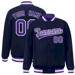 Custom Navy White-Orange Raglan Sleeves Pullover Personalized Team Sweatshirt Hoodie