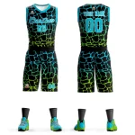 Custom Royal Orange-White Graffiti Pattern Sets Points Element Basketball Jersey
