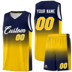 Custom Pink Navy Gradient Fashion Sets Sports Uniform Basketball Jersey
