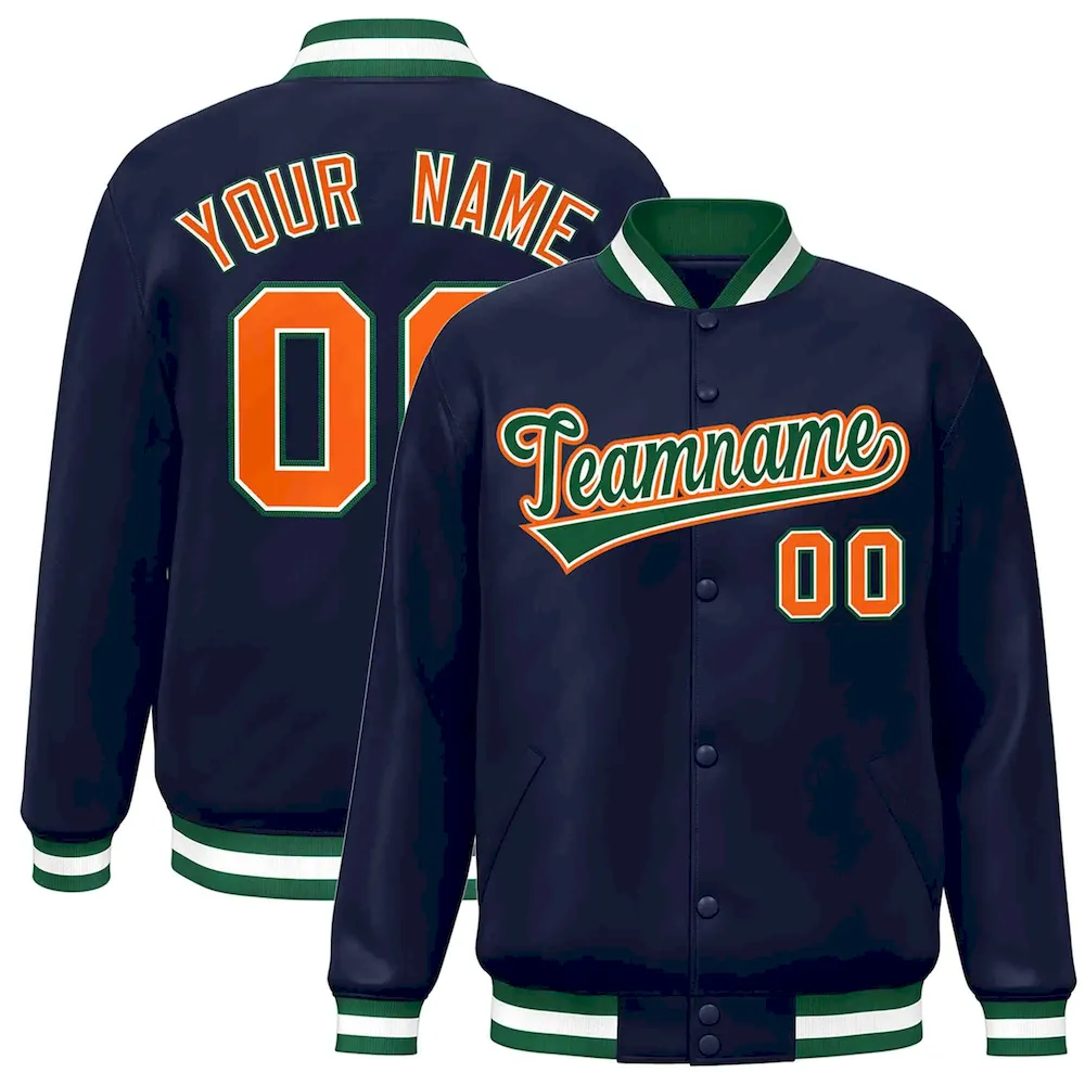 Custom Stitched Green White-Gray Raglan Sleeves Sports Full-Zip Sweatshirt Hoodie
