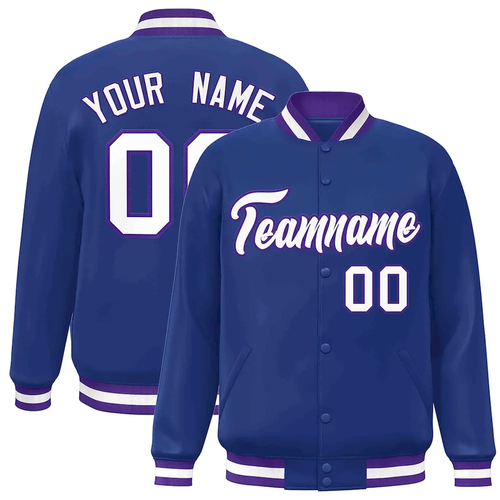 Custom Stitched Sportwear Royal White Raglan Sleeves Pullover Hoodie