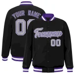 Custom Red Red-Khaki Classic Style Varsity Full-Snap Letterman Jacket