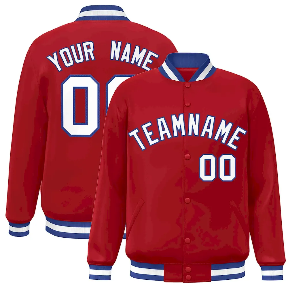 Custom Stitched Royal White-Red Raglan Sleeves Sports Pullover Sweatshirt Hoodie For Women