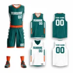 Custom Royal white-Yellow Double Side Sets Sportswear Basketball Jersey