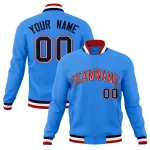 Custom Stitched Navy White Raglan Sleeves Sports Pullover Sweatshirt Hoodie For Men
