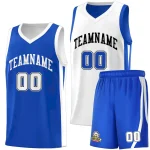 Custom White Teal Double Side Sets Design Sportswear Basketball Jersey