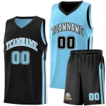 Custom Purple Yellow Double Side Sets Basketball Jersey