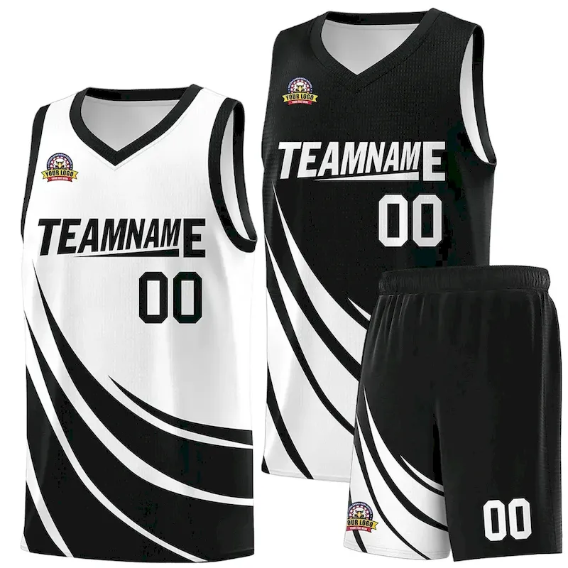 Custom Green White Double Side Sets Men Basketball Jersey