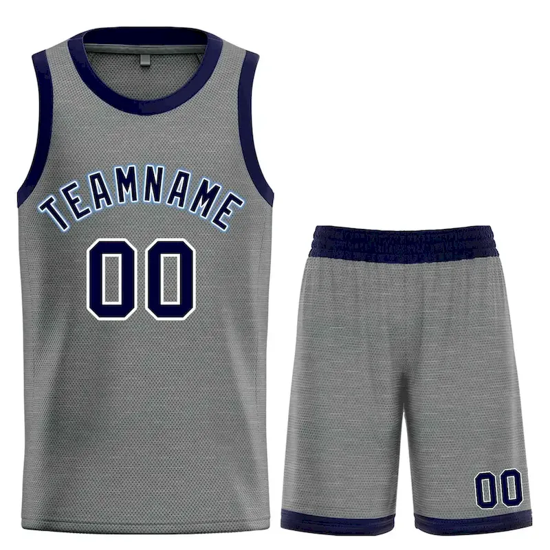 Custom Dark Gray Yellow-White Classic Sets Bull Basketball Jersey