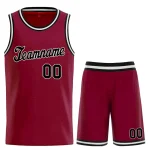 Custom Maroon Royal-White Classic Sets Sports Uniform Basketball Jersey