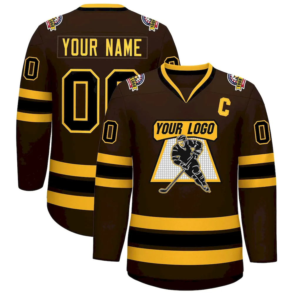 Custom Royal Red-White Classic Style Hockey Jersey