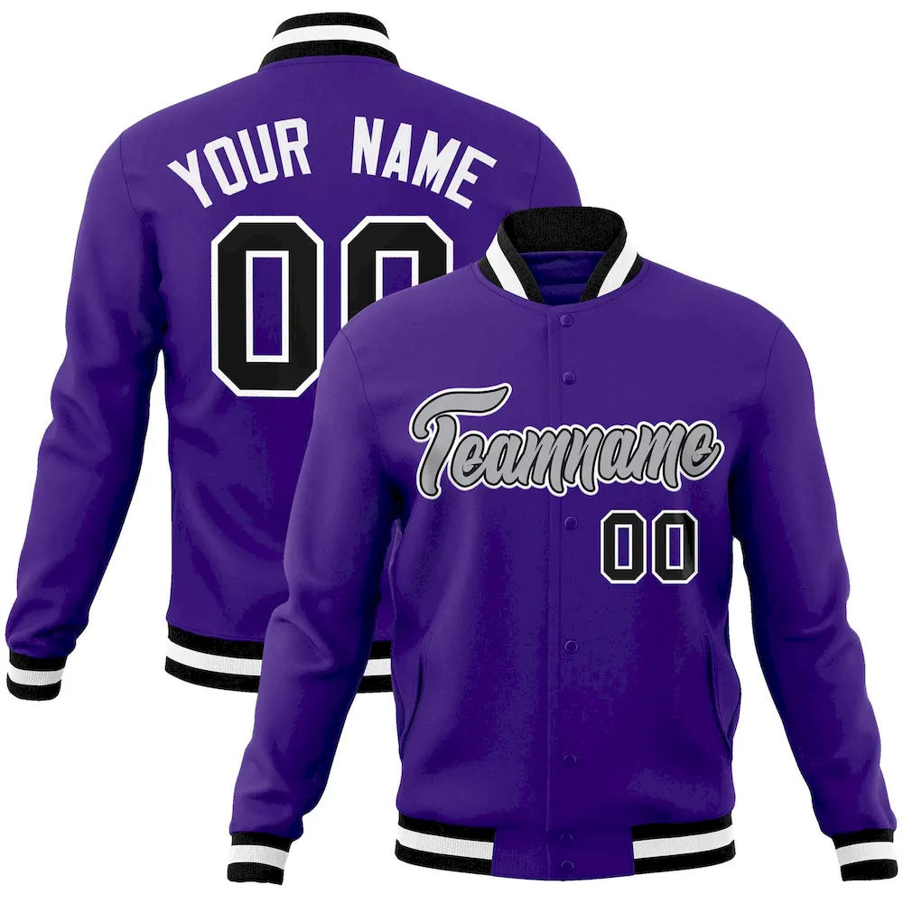 Custom Gold Purple-White Curved Eaves Sport Design Baseball Cap