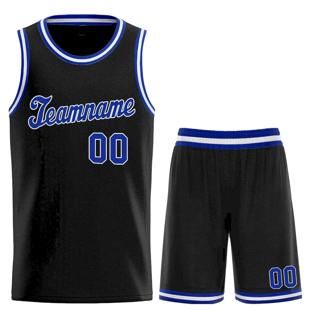 Custom Black Orange-White Classic Sets Sports Uniform Basketball Jersey