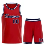 Custom Red Black-White Heal Sports Uniform Classic Sets Basketball Jersey