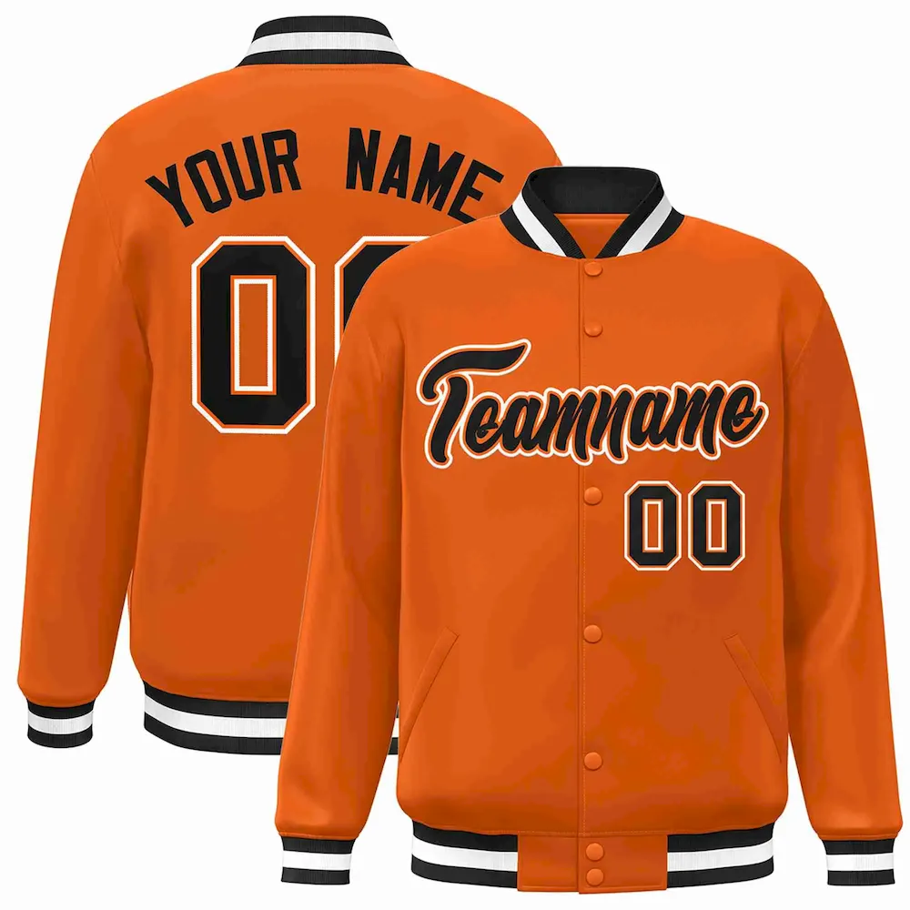 Custom Tangerine Royal-Black Curved Eaves Sport Design Baseball Cap
