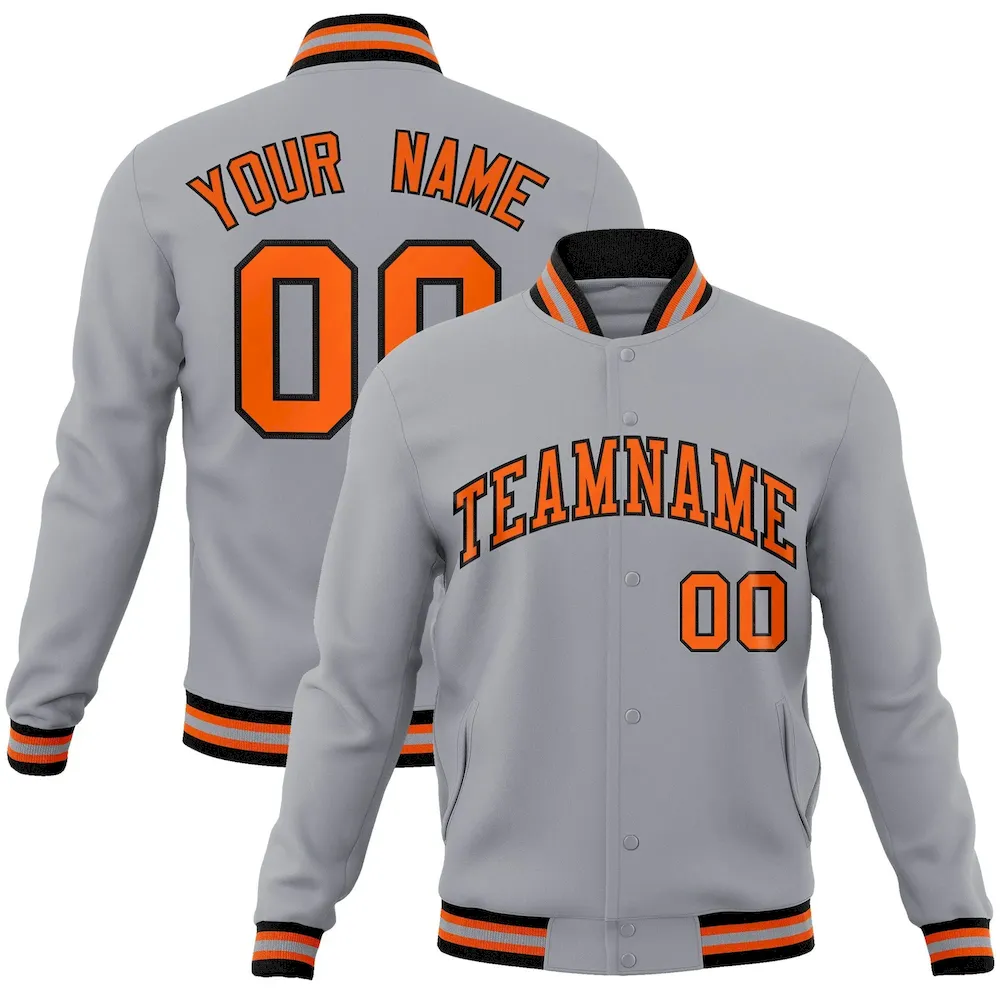 Custom Orange White-Royal Curved Eaves Sport Design Baseball Cap