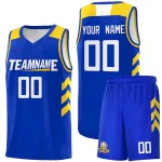 Custom Royal White Classic Sets Sports Uniform Basketball Jersey