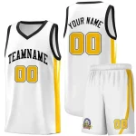 Custom White Black Classic Sets Sports Uniform Basketball Jersey