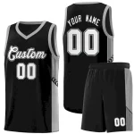 Custom Khaki Crimson Side Stripe Fashion Sports Uniform Basketball Jersey