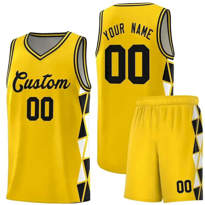 Custom Midnight Green Gray-Navy Side Two-Color Triangle Splicing Sports Uniform Basketball Jersey