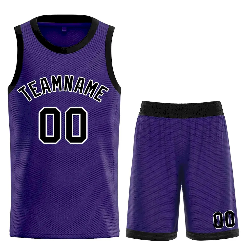 Custom Royal Maroon-White Classic Sets Sports Uniform Basketball Jersey