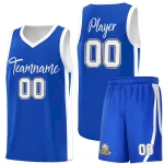 Custom Royal White Classic Sets Sports Uniform Basketball Jersey