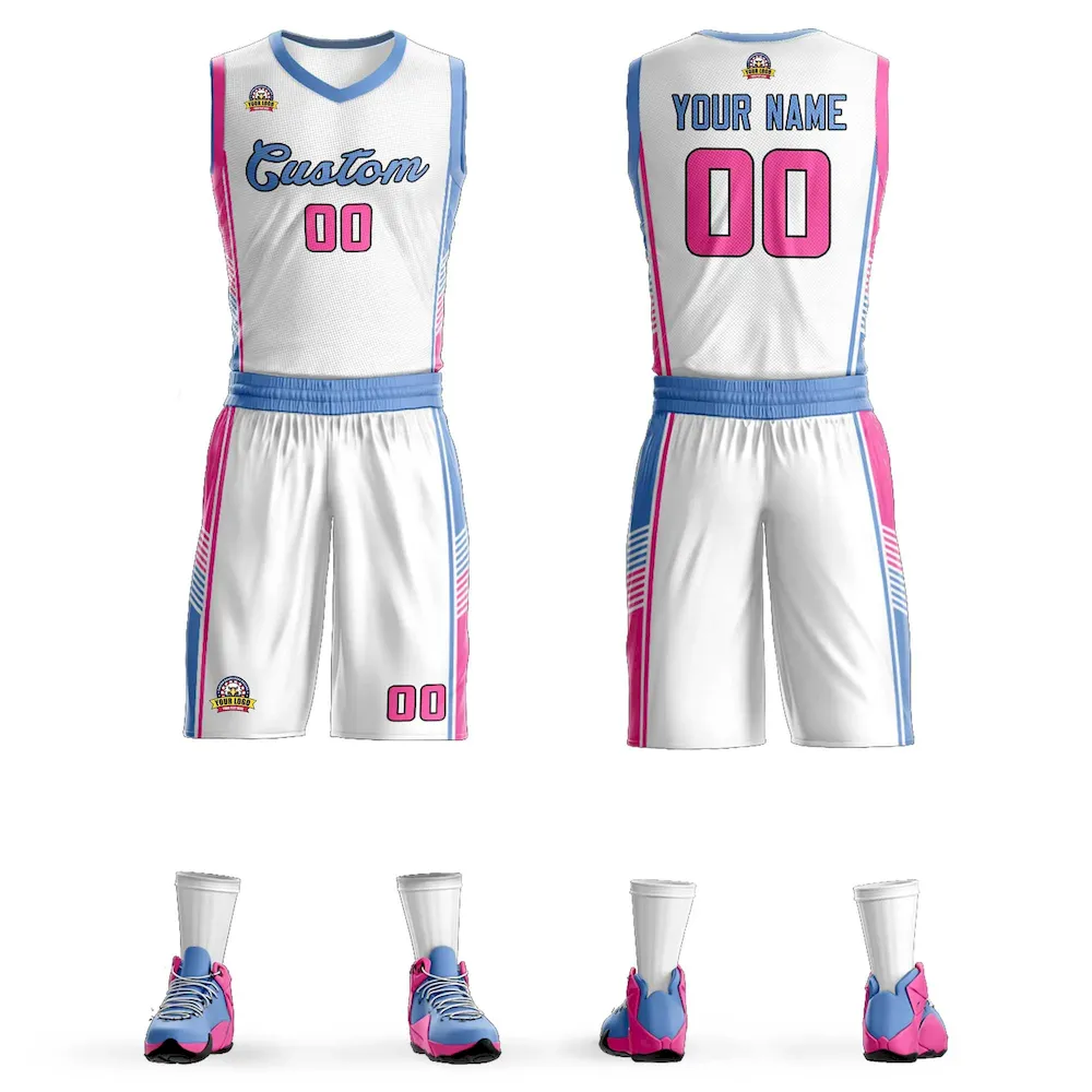 Custom Aqua Orange-White Personalized Star Pattern Sports Uniform Basketball Jersey