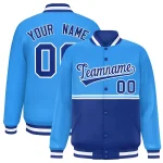 Custom Kelly Green Gold Personalized Raglan Sleeves Round-Neck Hockey Jersey