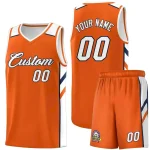 Custom Orange White-Navy Classic Sets Sports Uniform Basketball Jersey