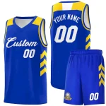 Custom Royal White Classic Sets Sports Uniform Basketball Jersey