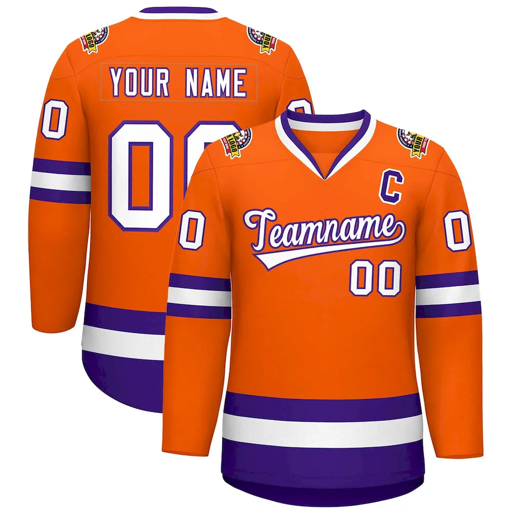 Custom Olive Olive-Khaki Classic Style Hockey Jersey