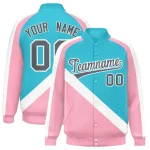 Custom Gold Full-Snap Varsity Personalized Letterman Baseball Coats Jacket