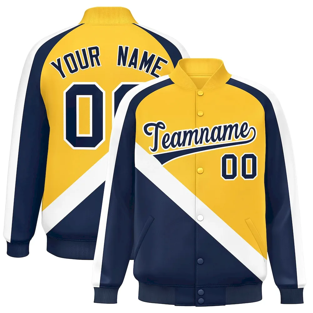Custom Black Red Full-Snap Varsity Raglan Sleeves Letterman Baseball Jacket