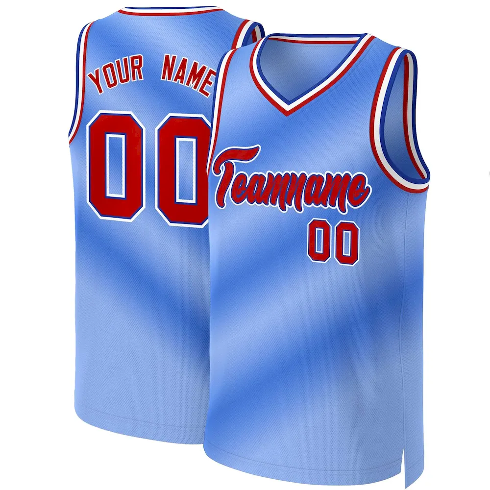 Custom Pink Yellow-Black Gradient Fashion Tops Basketball Jersey