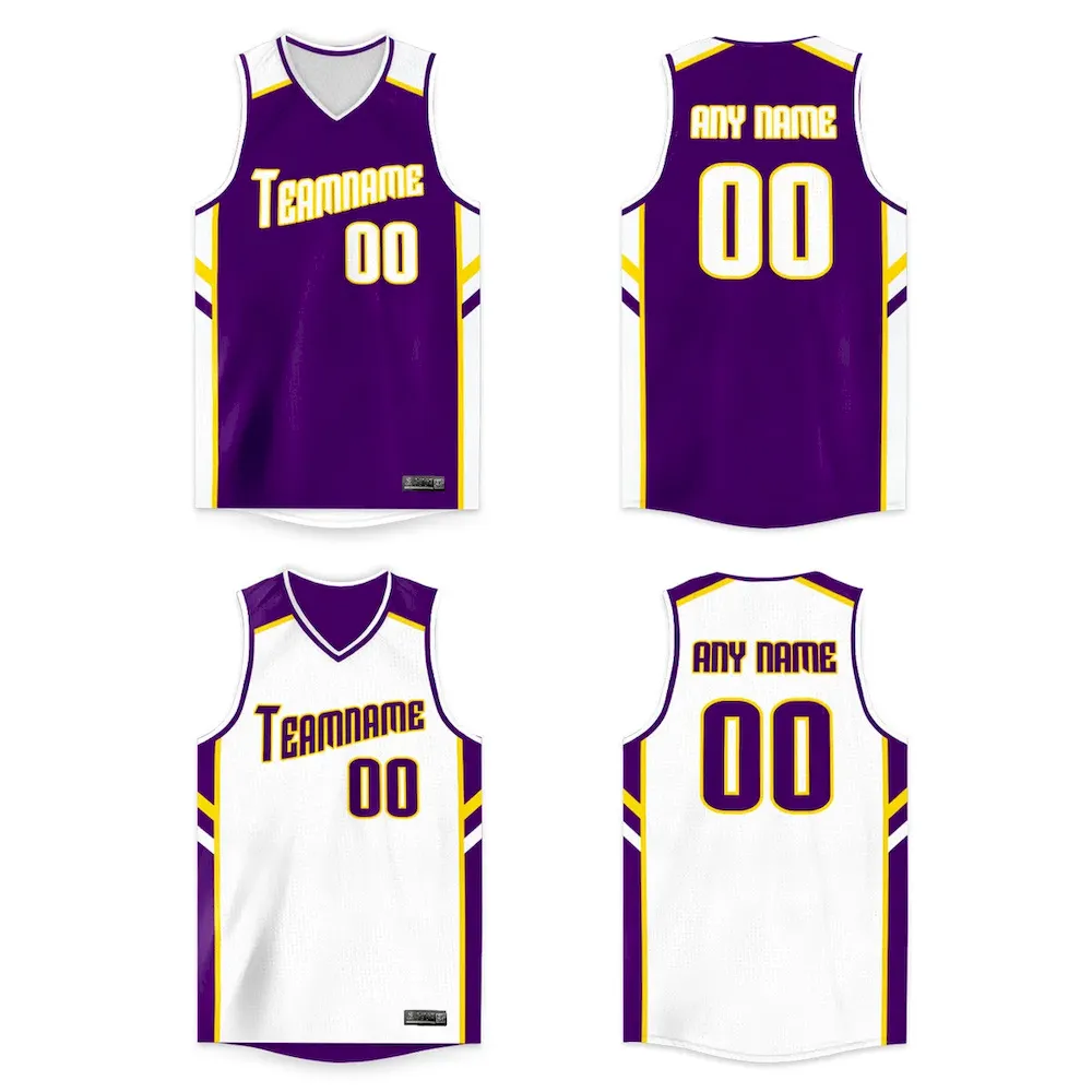 Custom Red Royal-White Double Side Tops Basketball Jersey