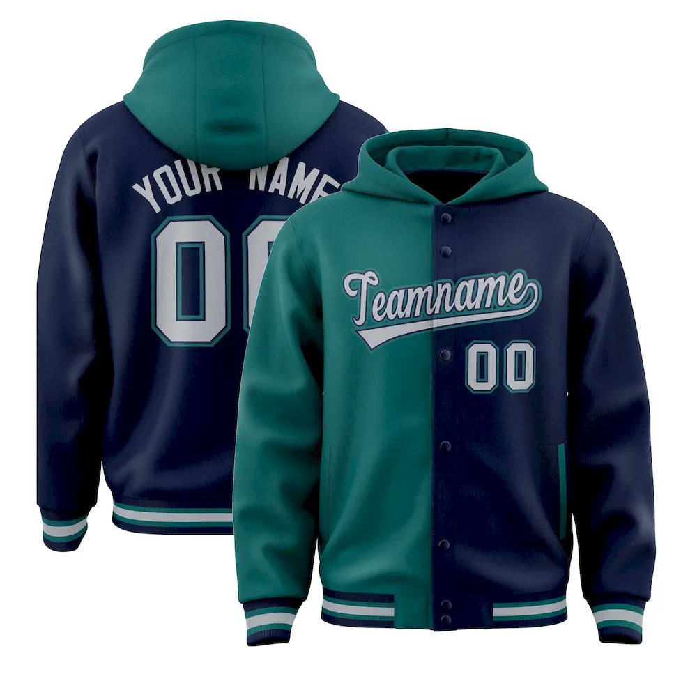 Custom Navy Red-White Classic Style Sweatshirt Fashion Hoodie Uniform