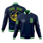 Custom Royal White Classic Style Sports Uniform Pullover Hoodie