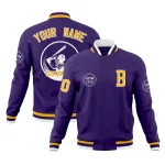 Custom Black Green-Purple Classic Style Sports Uniform Pullover Hoodie