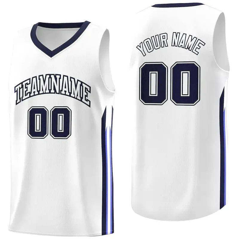 Custom White Pink Classic Tops Mesh Basketball Jersey