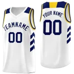 Custom White Green Classic Tops Fashion Sportwear Basketball Jersey