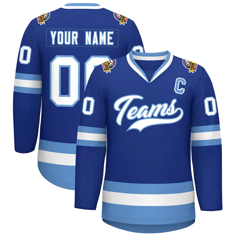 Custom Pink Black-White Classic Style Hockey Jersey