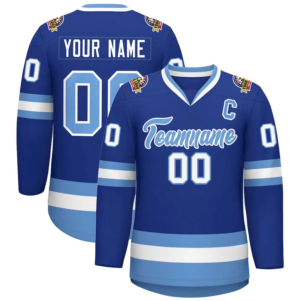 Custom Kelly Green Gold-White Classic Style Hockey Jersey