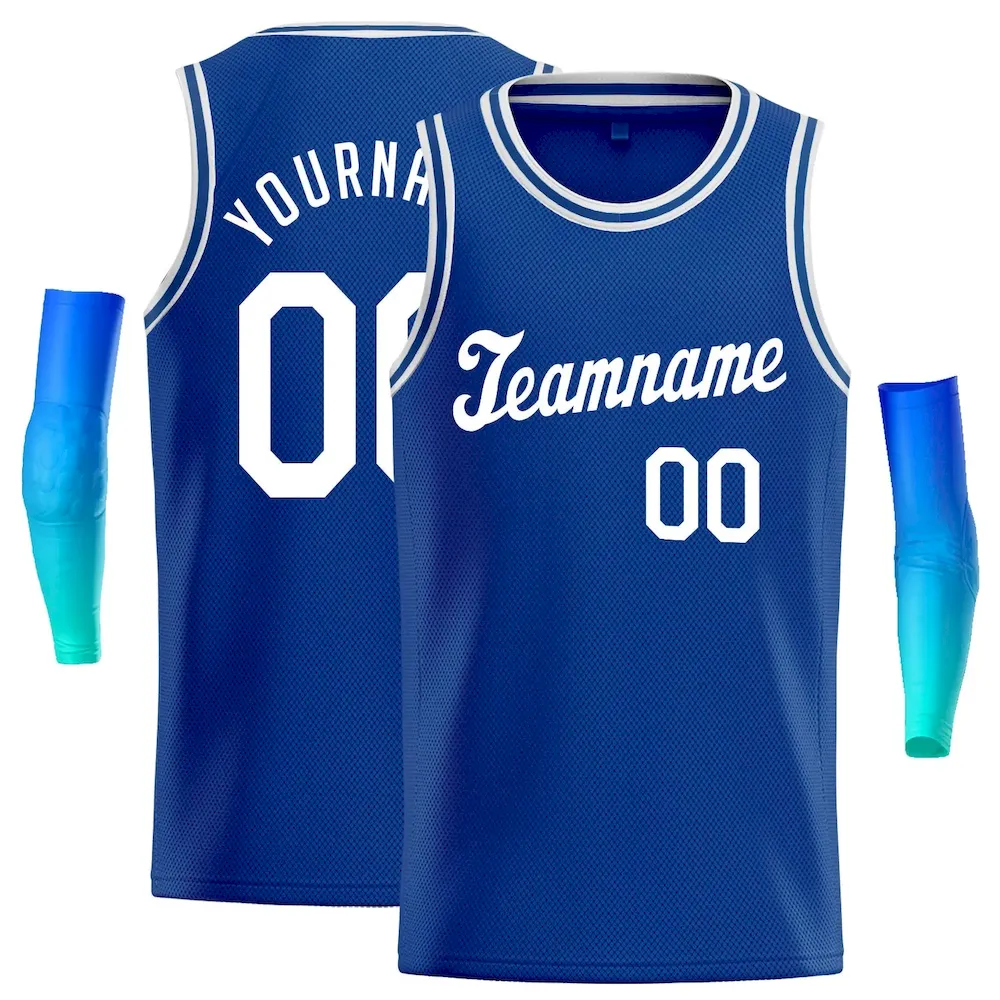 Custom Aqua Navy White-Red Classic Style Hockey Jersey