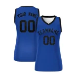 Custom Orange Royal White-Black Classic Style Hockey Jersey