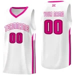 Custom Neon Green White-Classic Tops Mesh Sport Basketball Jersey