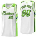 Custom Orange White-Navy Classic Tops Style Mesh Sport Basketball Jersey