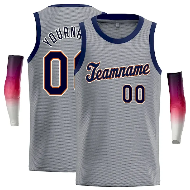 Custom White Navy Crew Neck Raglan Long Sleeve Performance T-Shirt